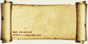 Radmila Trnjaković vizit kartica